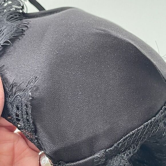 Haute Monde Women Allover Lace Sweetheart Corset Bodycon Mini Dress Black Medium - Picture 12 of 12